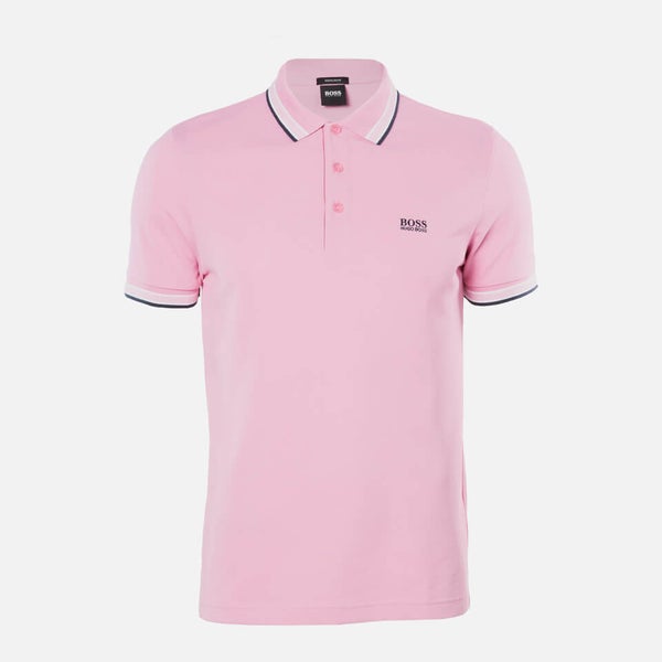 BOSS Hugo Boss Men's Paddy Polo Shirt - Light/Pastel Pink | TheHut.com