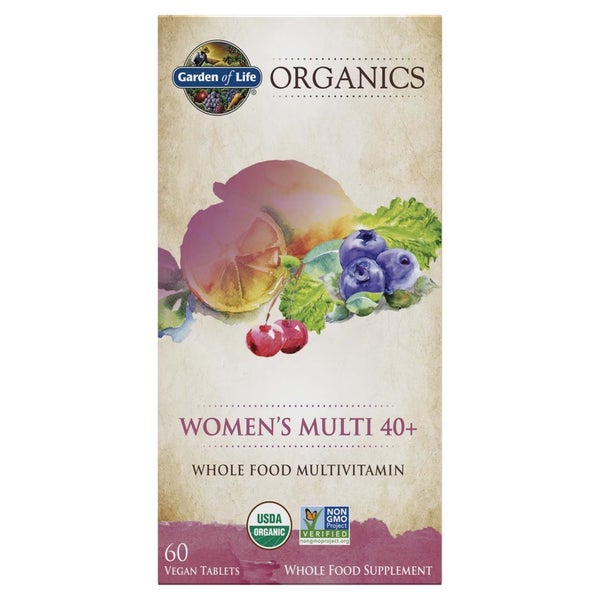 Organics Women's 40 Multi 60 Tablets Garden of Life AU