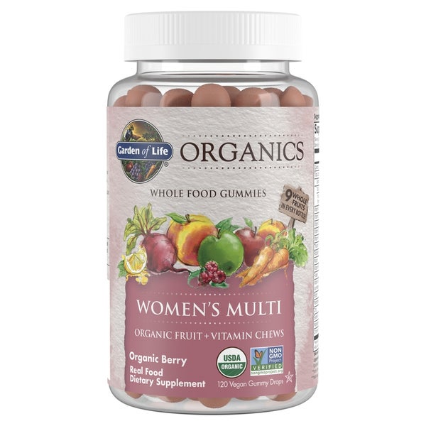 Organics Women's Multi Gummies Berry 120 Gummies Garden of Life UK