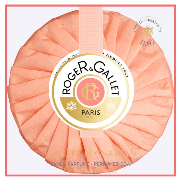 Roger&Gallet Carnation Perfumed Soap 100g LOOKFANTASTIC