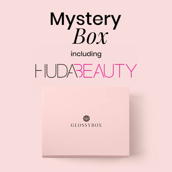 GLOSSYBOX Mystery Box HUDA BEAUTY inside GLOSSYBOX