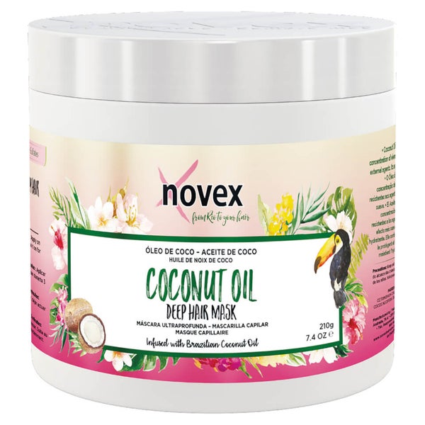 Novex Coconut Oil Deep Hair Mask 210g LOOKFANTASTIC