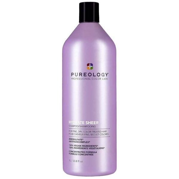 Pureology Hydrate Sheer Shampoo 1000ml - LOOKFANTASTIC