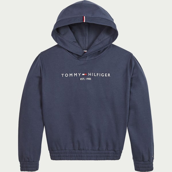 Tommy Hilfiger Girls' Essential Hooded Sweatshirt - Twilight Navy | TheHut.com