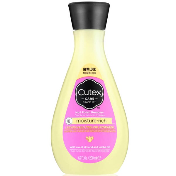 Cutex MoistureRich Nail Polish Remover 200ml LOOKFANTASTIC