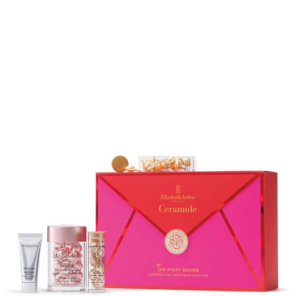 Elizabeth Arden Retinol Ceramide Capsules Serum 4 Piece Skin Care Gift Set lookfantastic 台灣站