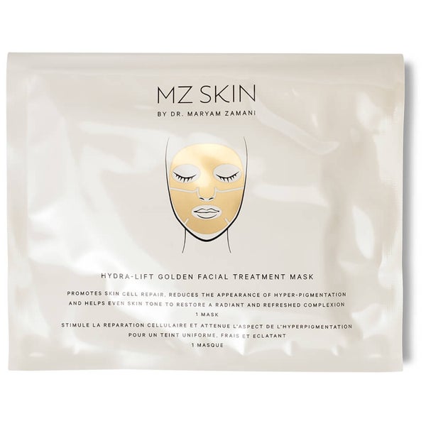 MZ Skin Hydra-Lift Golden Facial Treatment Mask - LOOKFANTASTIC