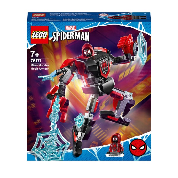 lego spiderman miles morales mech