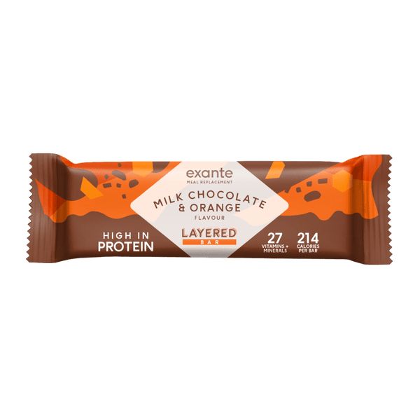 Chocolate Orange Layered Meal Replacement Bar Exante UK