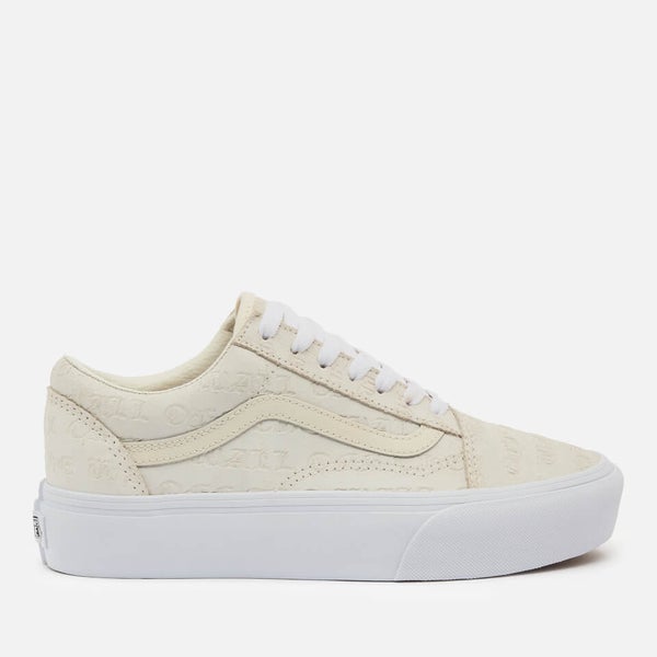 Vans Women's Deboss Otw Old Skool Platform Trainers Marshmallow