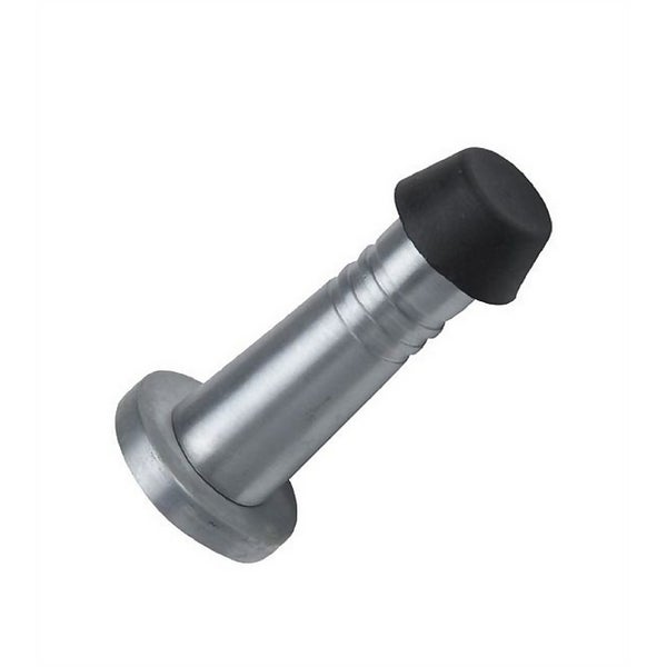 Floor Door Stop Satin Chrome Homebase