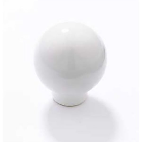 Round Ball Door Knob Porcelain 32mm Homebase