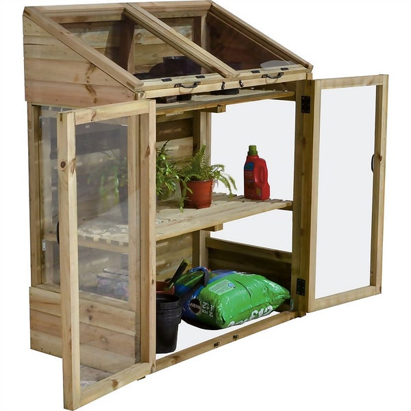 Forest 144 x 120cm Mini Greenhouse Homebase