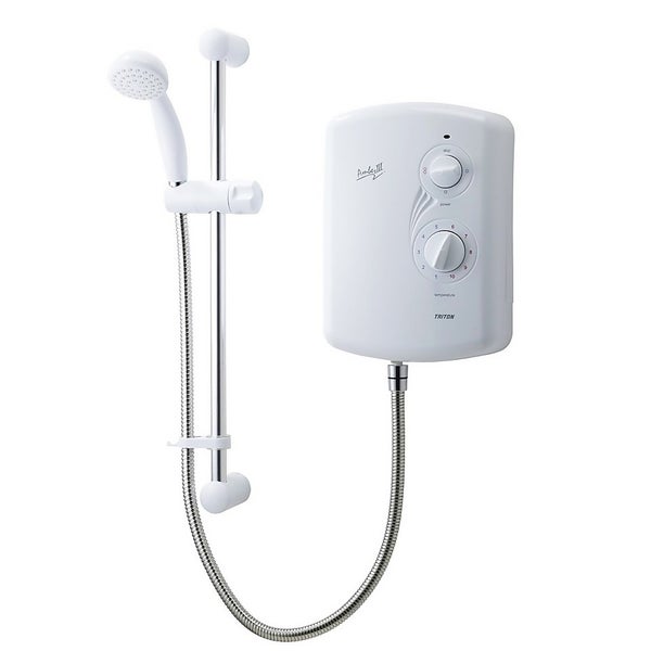 Triton Amber 3 8.5kW Electric Shower White Homebase
