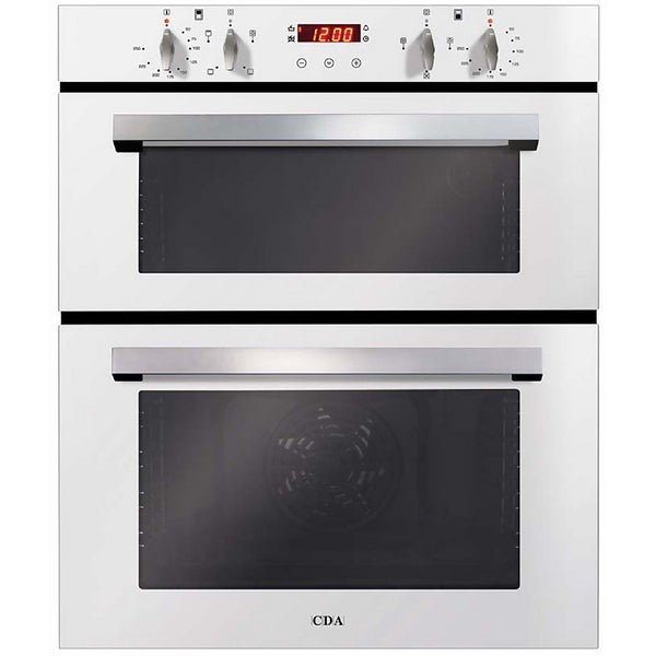 CDA DC740WH Builtunder Double Electric Oven White Homebase