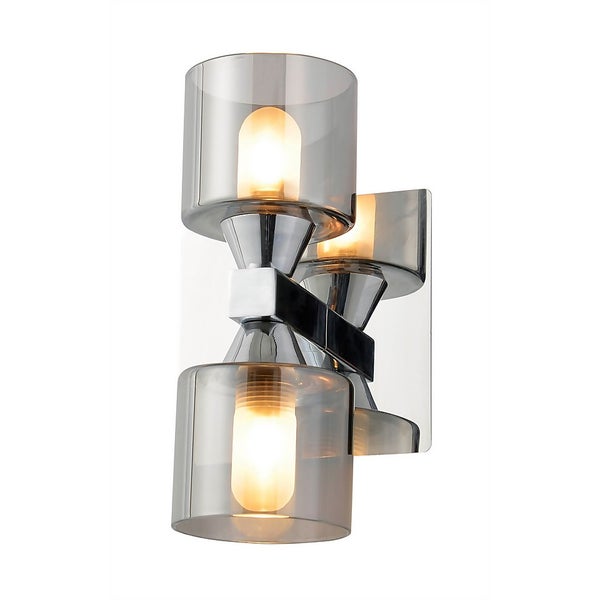 Offer Homebase Included Taurus 2 Light Bathroom Wall Light