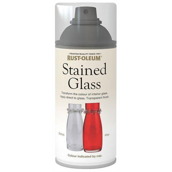 RustOleum Stain Glass Spray Paint Red 150ml Homebase