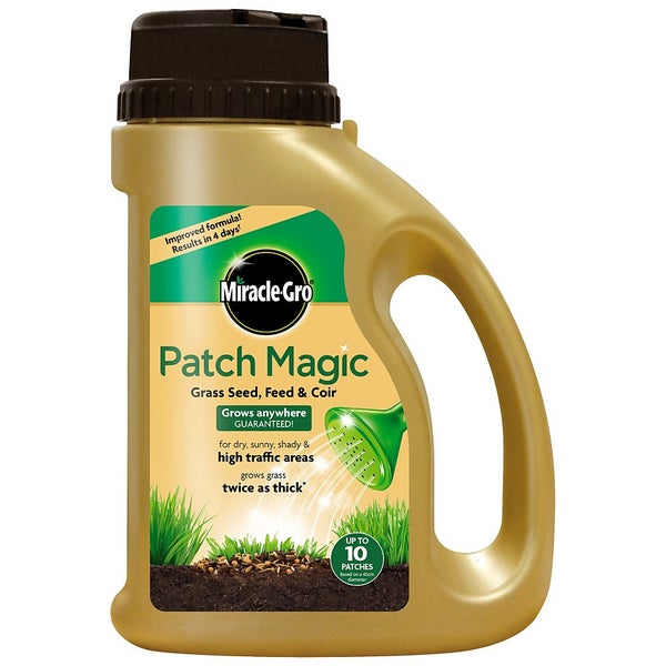 Offer Homebase MiracleGro Patch Magic Grass Seed, Feed