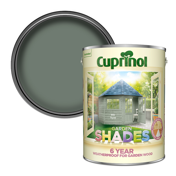 Offer Homebase Cuprinol Garden Shades Wild Thyme 5L