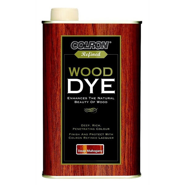 Colron Refined Wood Dye Deep Mahogany 250ml Homebase