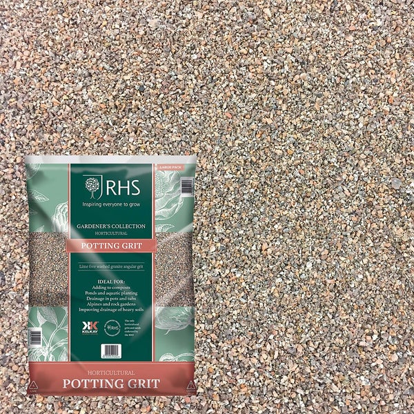 Offer Homebase RHS Horticultural Potting Grit Large Pack