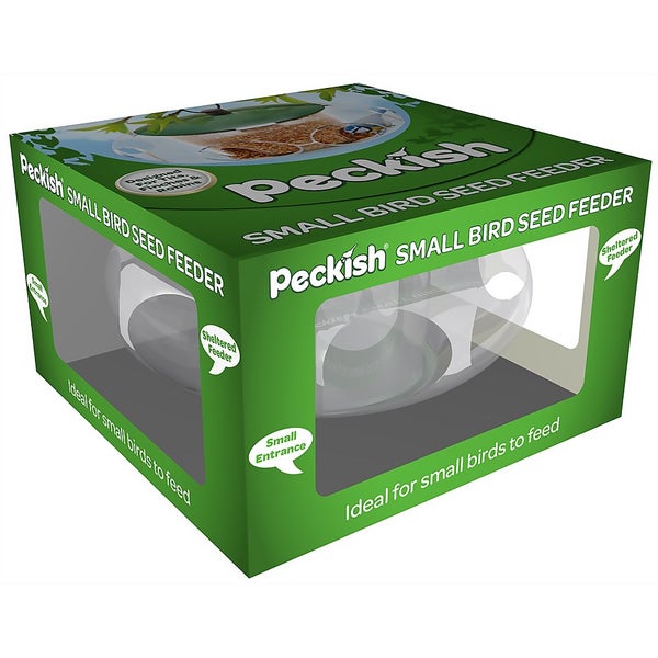 Offer Homebase Plastic Peckish Small Bird Seed Feeder Homebase