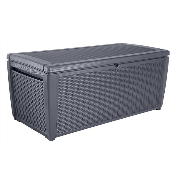 Keter Sumatra Rattan Effect Outdoor Garden Storage Box 511L