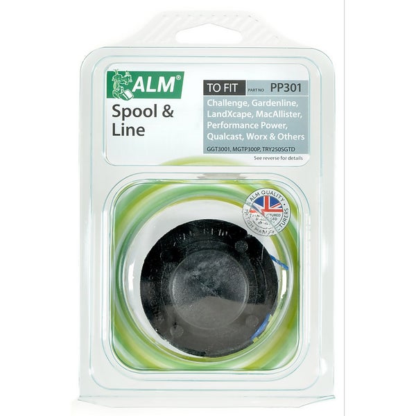 ALM Grass Trimmer Spool & Line Qualcast GT2518 & Powerbase Homebase