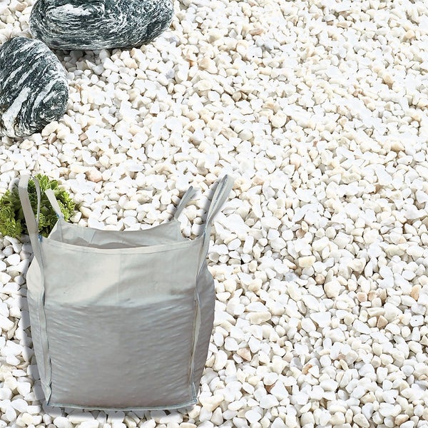 Offer Homebase White Sparkly Gravel Stylish Stone French
