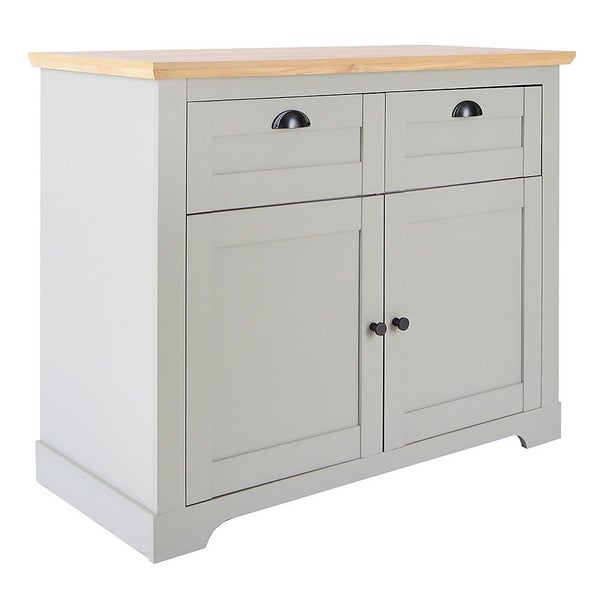 Diva Compact Sideboard Grey Homebase