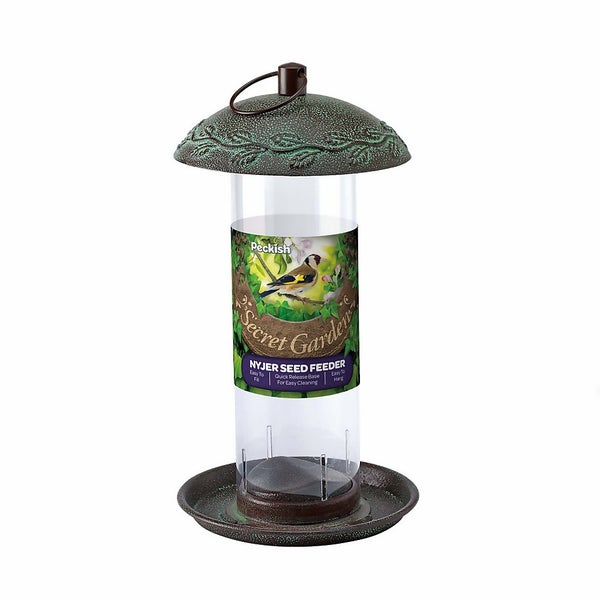 Peckish Secret Garden Nyjer Seed Wild Bird Feeder Homebase