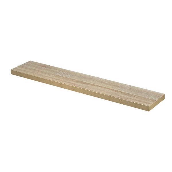 Floating Shelf Sanoma Oak 1200 x 240 x 38mm Homebase
