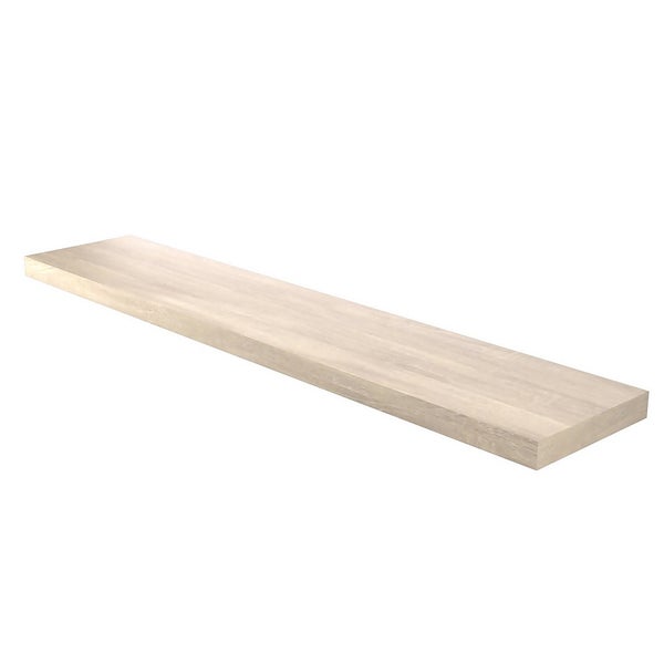 Floating Shelf Sanoma Oak 1200 x 240 x 38mm Homebase