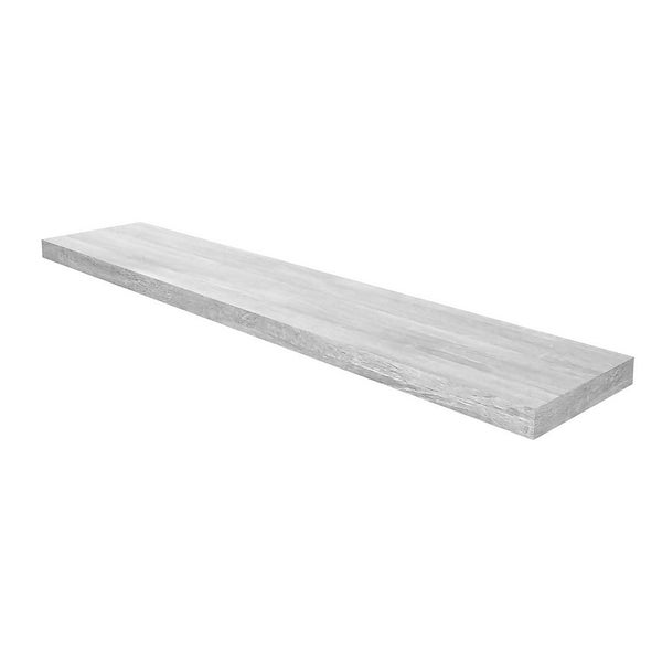 Floating Shelf Grey Oak 1200 x 240 x 38mm Homebase