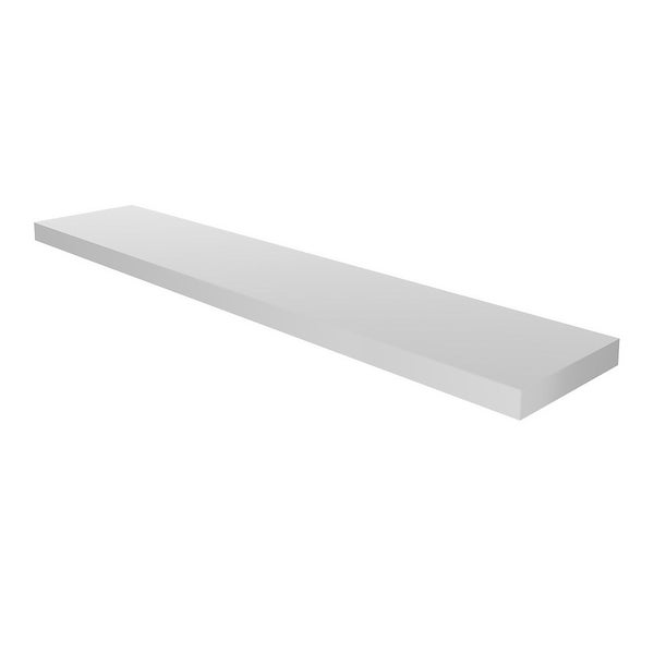 Offer Homebase Mdf Floating Shelf White Gloss 1200