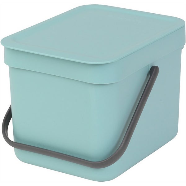 Brabantia Sort & Go Waste Bin 6L Mint Homebase
