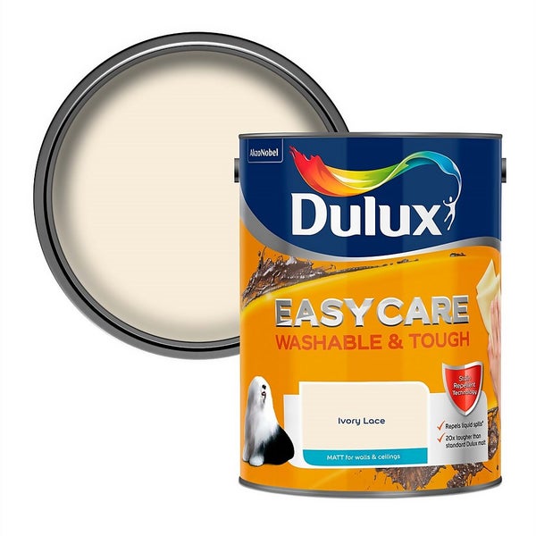Offer Homebase Dulux Easycare Washable & Tough Ivory