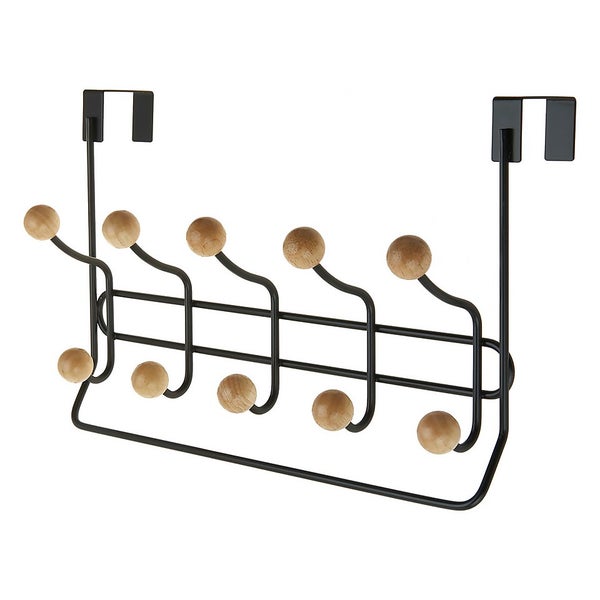 Wooden Ball with Towel Bar Coat Hook Homebase
