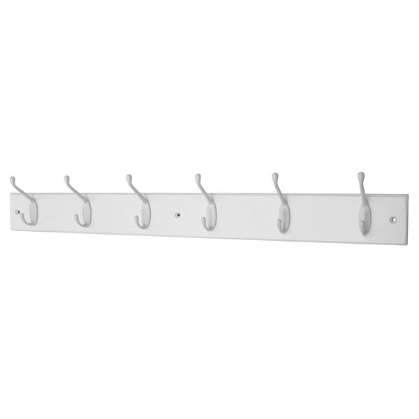 Standard Hat & Coat Hook 6 Hooks Homebase