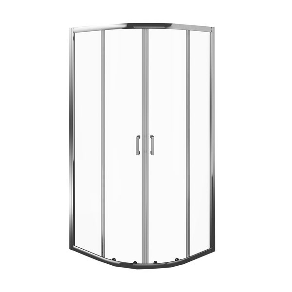 Aqualux Quadrant Shower Enclosure 900mm (6mm Glass) Homebase