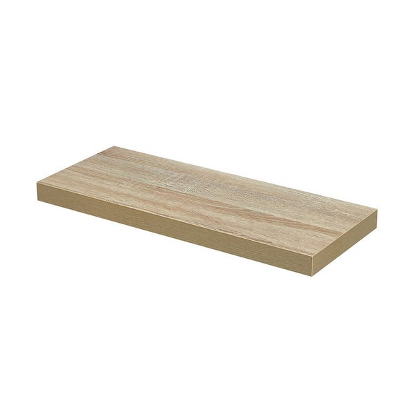 Floating Shelf Sanoma Oak 600 x 240 x 38mm Homebase