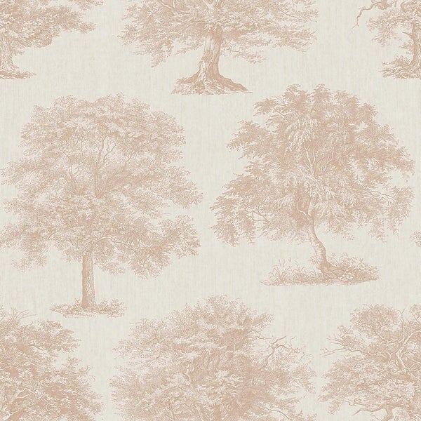 Superfresco Easy Trees Rose Gold Wallpaper Homebase
