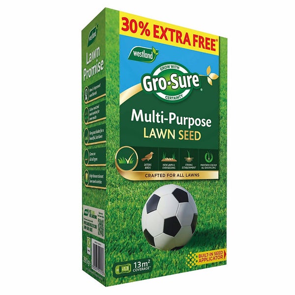 GroSure MultiPurpose Lawn Seed 13m² Homebase