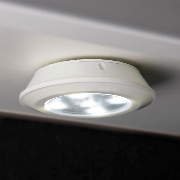 Arlec 2 Pack Round LED Push Lights Homebase