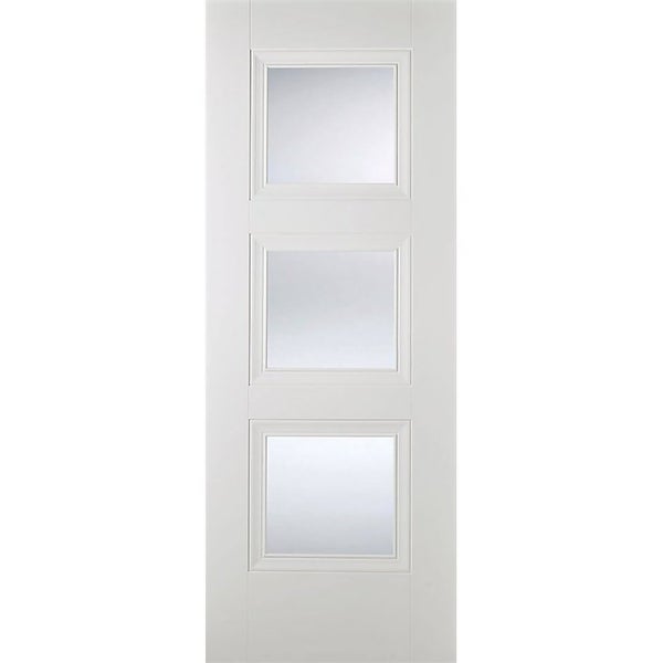 Amsterdam Internal Glazed Primed White 3 Lite Door - 686 x 1981mm ...