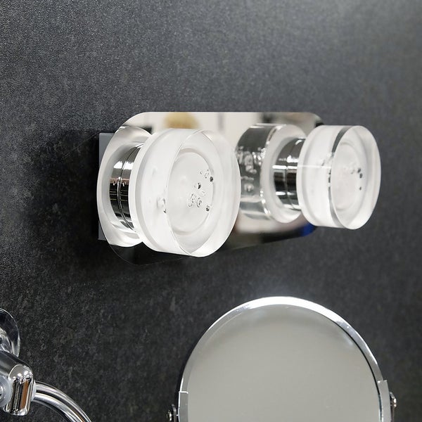 Offer Homebase Willow 2 x 5w Bubble Bathroom Light Homebase