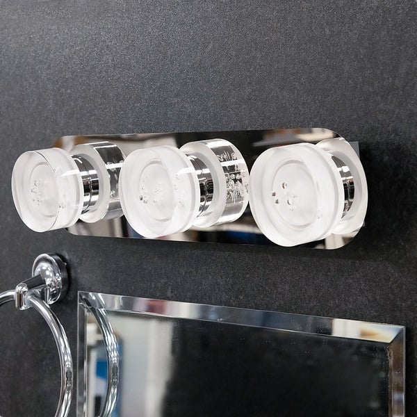 Willow 3 x 5w Bubble Bathroom Light Homebase