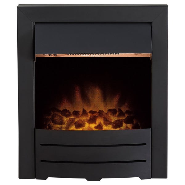 Adam Colorado Electric Fire with Inset Fitting Black Homebase