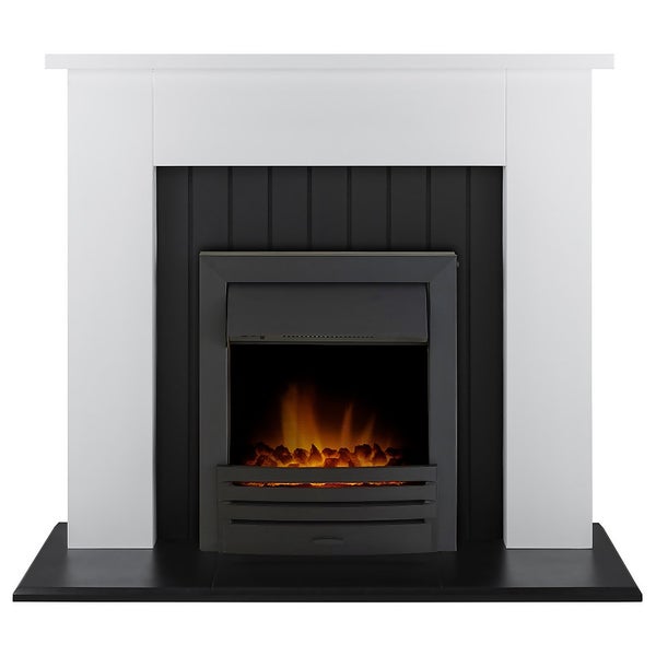 Adam Chessington Fireplace Surround & Eclipse Electric Fire with Flat