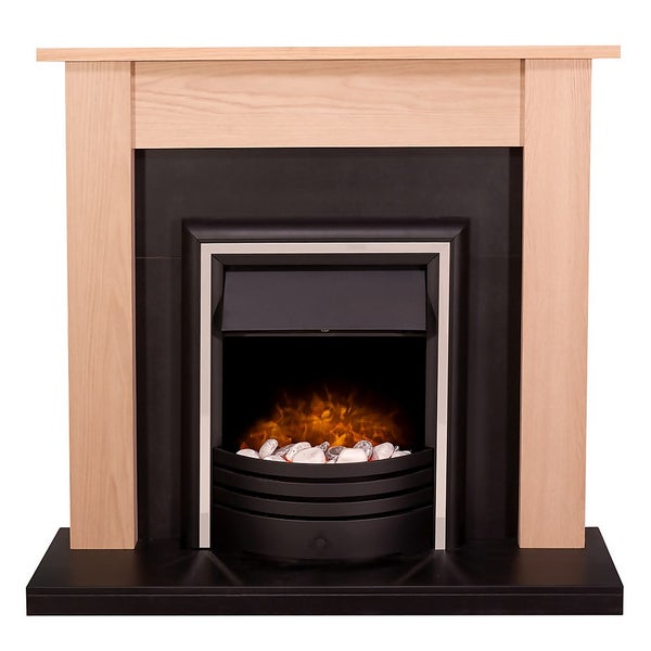 Adam Southwold Fireplace Surround & Cambridge Electric Fire with Flat